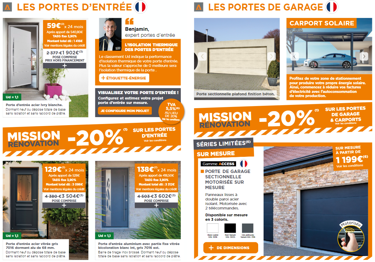 MISSION RENOVATION - Découvrez nos promotions sur nos produits jusqu'au 28 septembre,